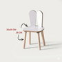 Hanah Home Bunny Chair - Blanco